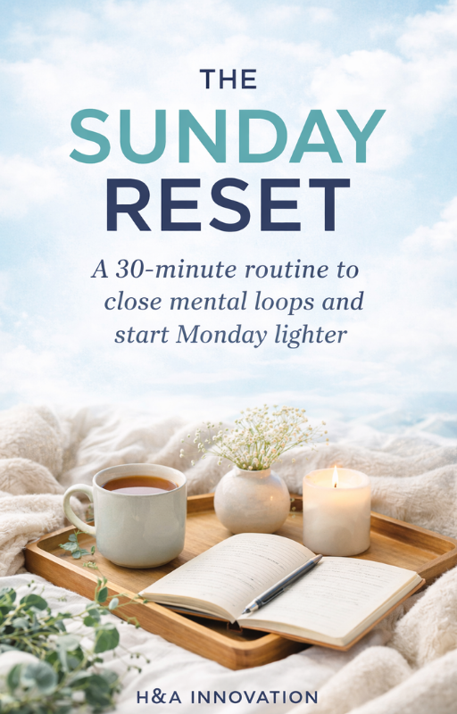 The Sunday Reset cover